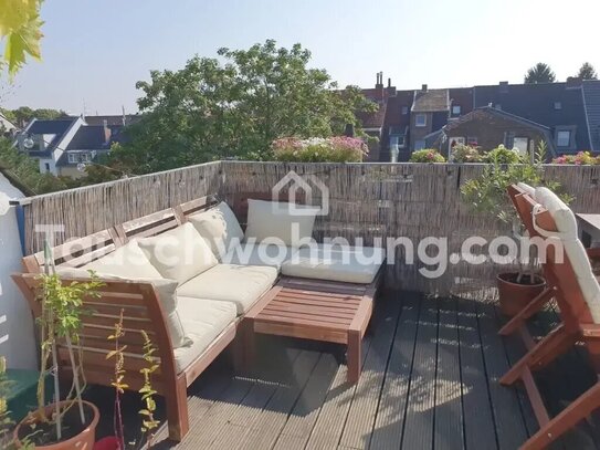 [TAUSCHWOHNUNG] Mesonette-Wohnung mit schöner und sonniger Dachterrasse