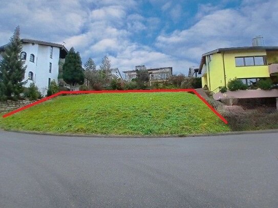 Bauplatz erschlossen, in exponierter Top-Lage!