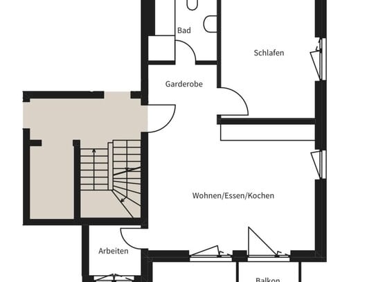 Erstbezug mit Balkon und EBK: Geschmackvolle 2,5-Raum-Wohnung in Offenbach am Main