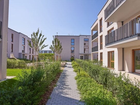 Moderne 3 Zimmer AVANTUM Wohnung mit Garten am Quartierplatz in Achern