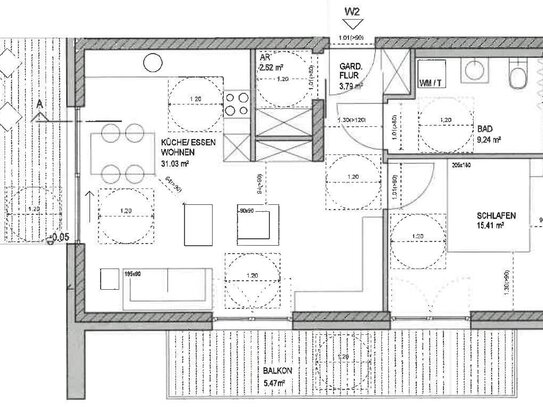 NEUBAU in Merzig/Brotdorf - ETW mit 74 m² Wfl. - Tiefgarage - Außenstellplatz - Wärmepumpe -