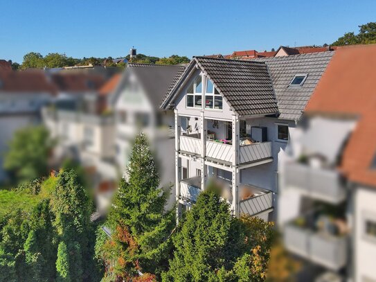 Moderne Maisonettewohnung mit traumhafter Aussicht über die Enzauen