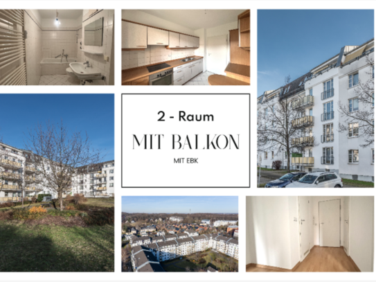 2-Raum Wohnung mit EBK und Balkon