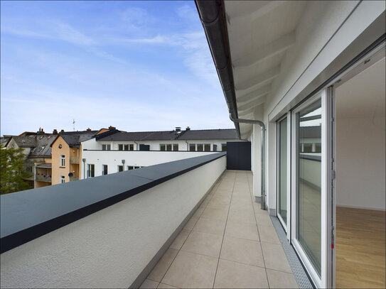 "BS LIVING" 3 Zimmer Neubau - Penthousewohnung mit Küche und Dachterrasse in Offenbach