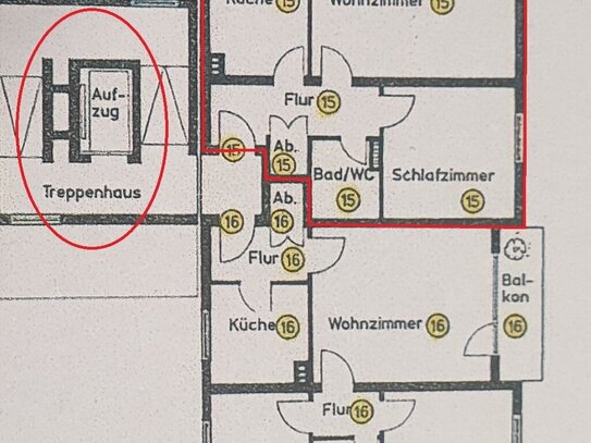 Sanierte 2,5 Raum Wohnung (auch Alten und/oder Behindertgerecht) mit Balkon in Gladbeck Zweckel