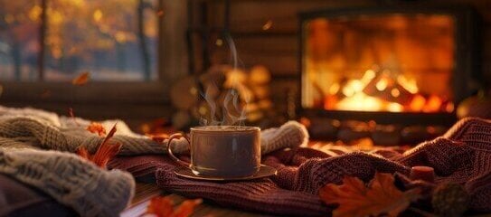 Mit einer Tasse Tee den Tag am eigenen Kamin ausklingen lassen im Bien Zenker Traumhaus ...nach Ihren Wünschen planbar-…