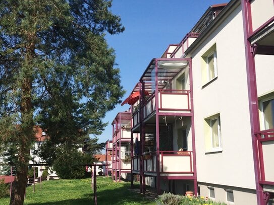 3-Raumwohnung mit Balkon und Fernblick