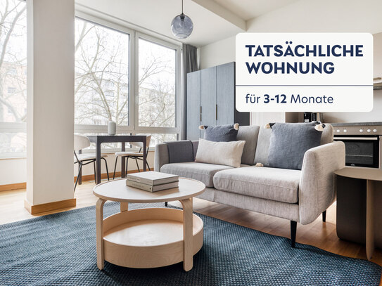 Super geschnittene Studio Wohnung in Charlottenburg. Fußläufig 50 Meter von der nächsten U-Bahn Station (Spichernstraße)