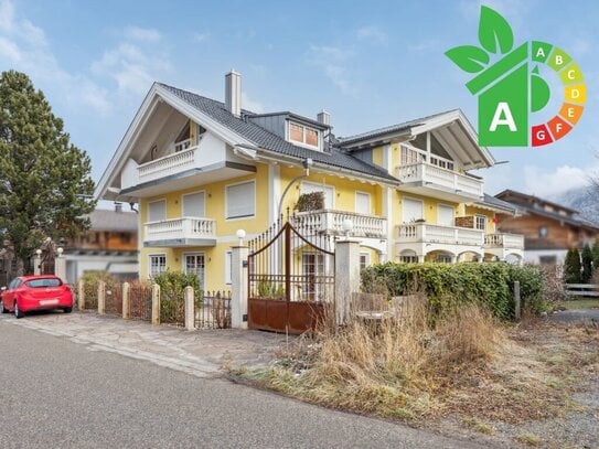 Einzigartige Dachgeschoss-Wohnung in Aschau mit traumhaftem Blick auf die Kampenwand