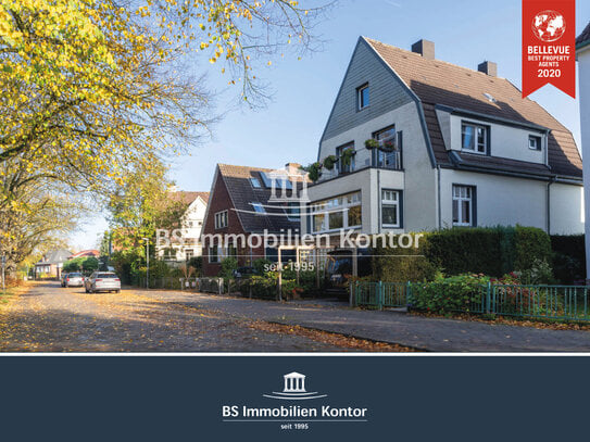 Exklusives Wohnen! Historisches, saniertes Stadthaus mit Gartenanlage, Balkon u. Wintergarten!