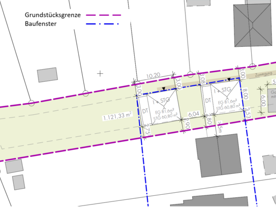 Südwest Grundstück für 2 Einfamilienhäuser oder ein großes Doppelhaus in bester Lage direkt an Hamburgs Stadtgrenze