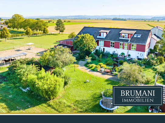 BRUMANI | Traumhaftes Mehrgenerationenhaus mit Pferdehof in Endingen - Platz für die ganze Familie!