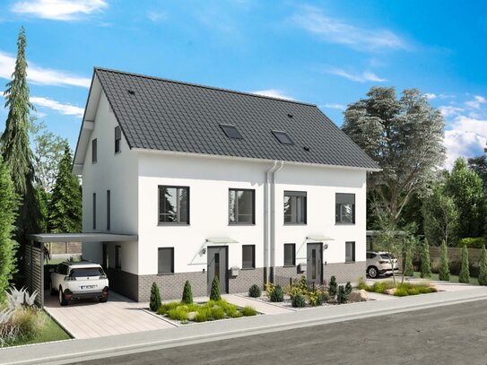 Florstadt: Neubau einer DHH "schlüsselfertig"| mit ca. 145 m² Wfl.