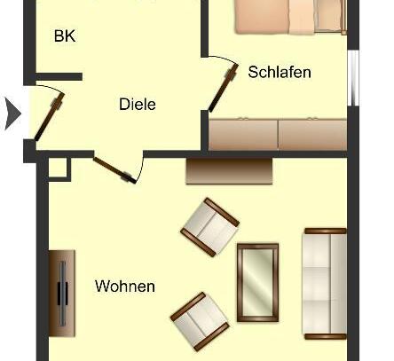 Demnächst frei! 2-Zimmer-Wohnung in Solingen Höhscheid