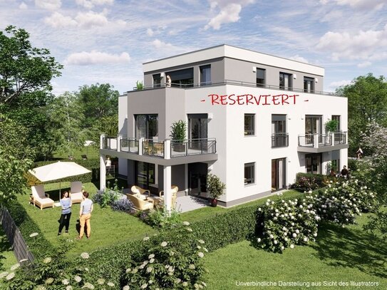 KfW55-Effizienzhaus - Großzügige 3-Zi.-Whg. + SW-Balkon mit 17m² + Tageslichtbad + Gäste-WC, U6