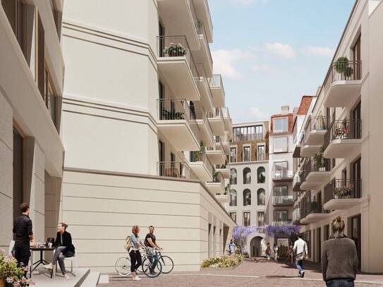 Wohnen im Herzen von Dresden - Moderne 2-Zi.-Wohnung mit Balkon + EBK!