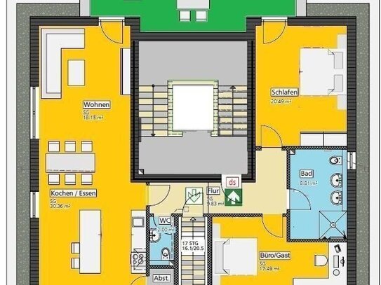 EXKLUSIVE NEUBAU PENTHOUSE-Wohnung inkl. SERVICE WOHNEN nah zur Fußgängerzone