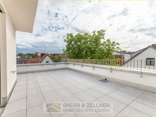 Taufkirchen (Vils) - Helle, großzügige 3-Zi.-Whg. mit großer Dachterrasse und Balkon im Atrium!