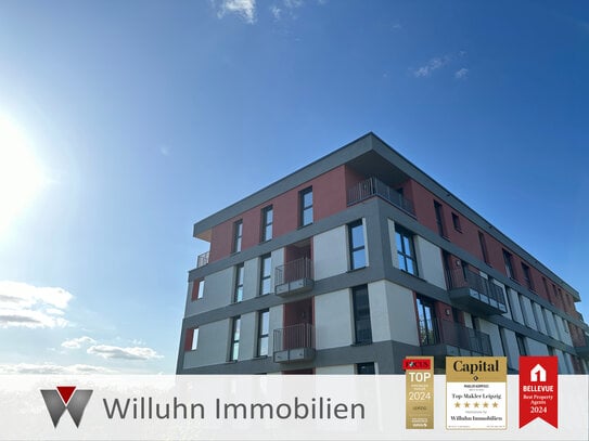 Moderne 1-Raum-Wohnung mit Balkon und Blick ins Grüne!