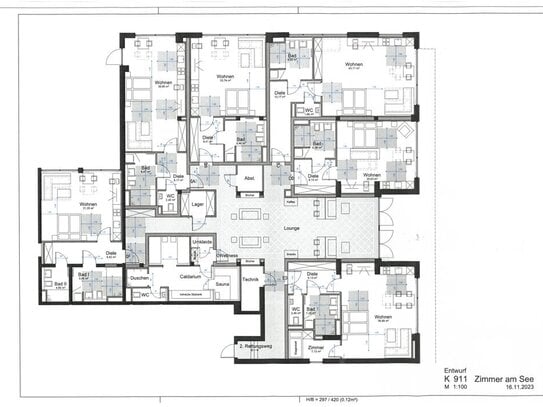 6 - Projektierte "Serviced Apartments" mit Sauna und Lobby in bester Lage in Friedrichshafen!