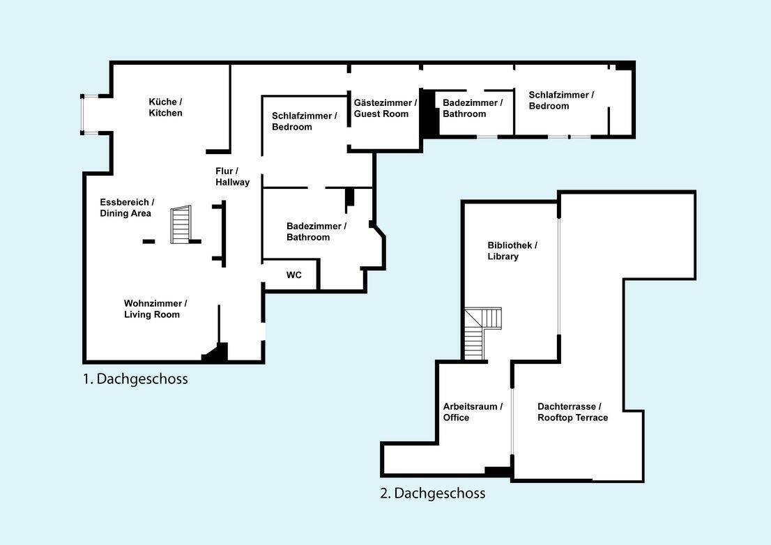Penthaus mit grosser Dachterrasse in Top Lage - Photo 1