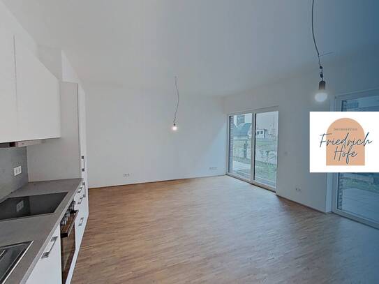 Wundervolle 3-Zimmer-Neubauwohnung mit TERRASSE und EBK im Neubauquartier "Großherzog Friedrich Höfe"