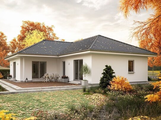 Eben! Individuelles Wohlfühlwohnen in einem Bungalow von massa haus!