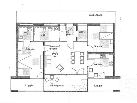 RESERVIERT - großzügige 3 Zimmer-Wohnung in traumhafter Lage