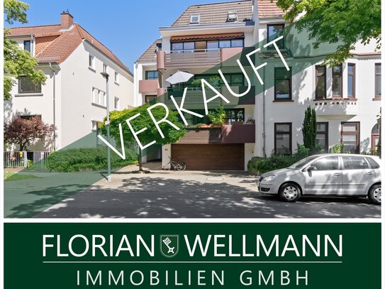 Bremen - Gete l Gemütliche 3-Zimmer-Wohnung mit Balkon und Kamin in ruhiger Lage