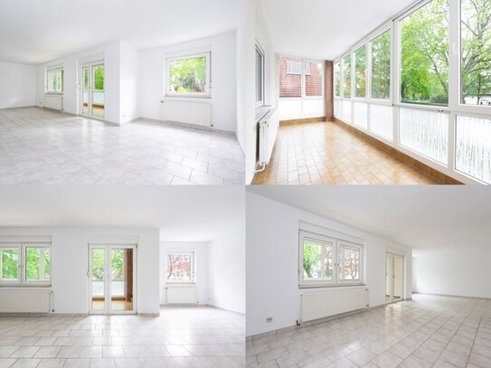 **Investieren oder Wohnen: Helle 3 Zimmer-Wohnung mit Wintergarten**