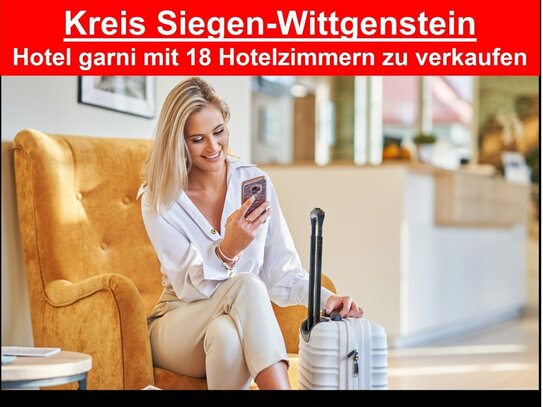 Hotel garni mit 18 Zimmern im Kreis-Siegen-Wittgenstein