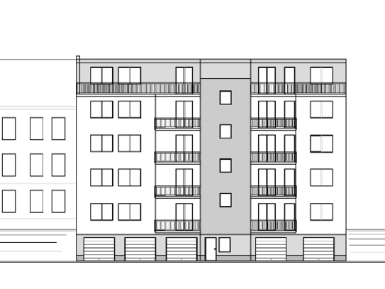 Hier entsteht Ihr neues Zu Hause ! Attraktive 5 Raumwohnung mit gehobener Ausstattung mit 36m2 Balkon, Aufzug und Garag…