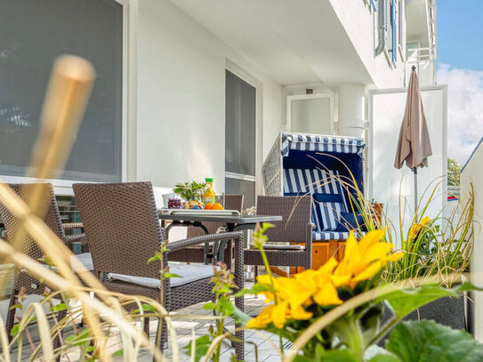 Apartement im erhöhten EG, separaten Eingang und großer Süd-Terrasse