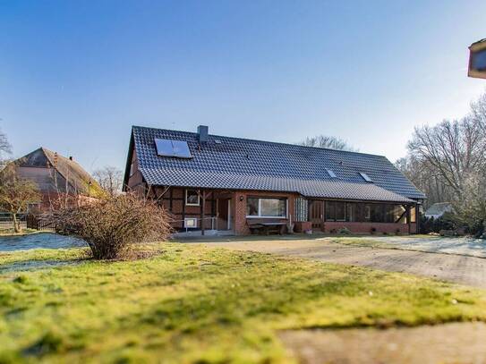 Ideal für Mensch und Tier - Wohnhaus mit Einliegerwohnung und Stall im Wendland zu verkaufen