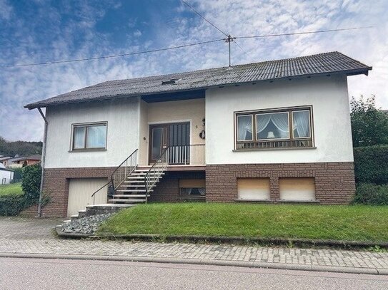 Einfamilienhaus mit viel Platz und einem schönen Garten in Nonnweiler-OT