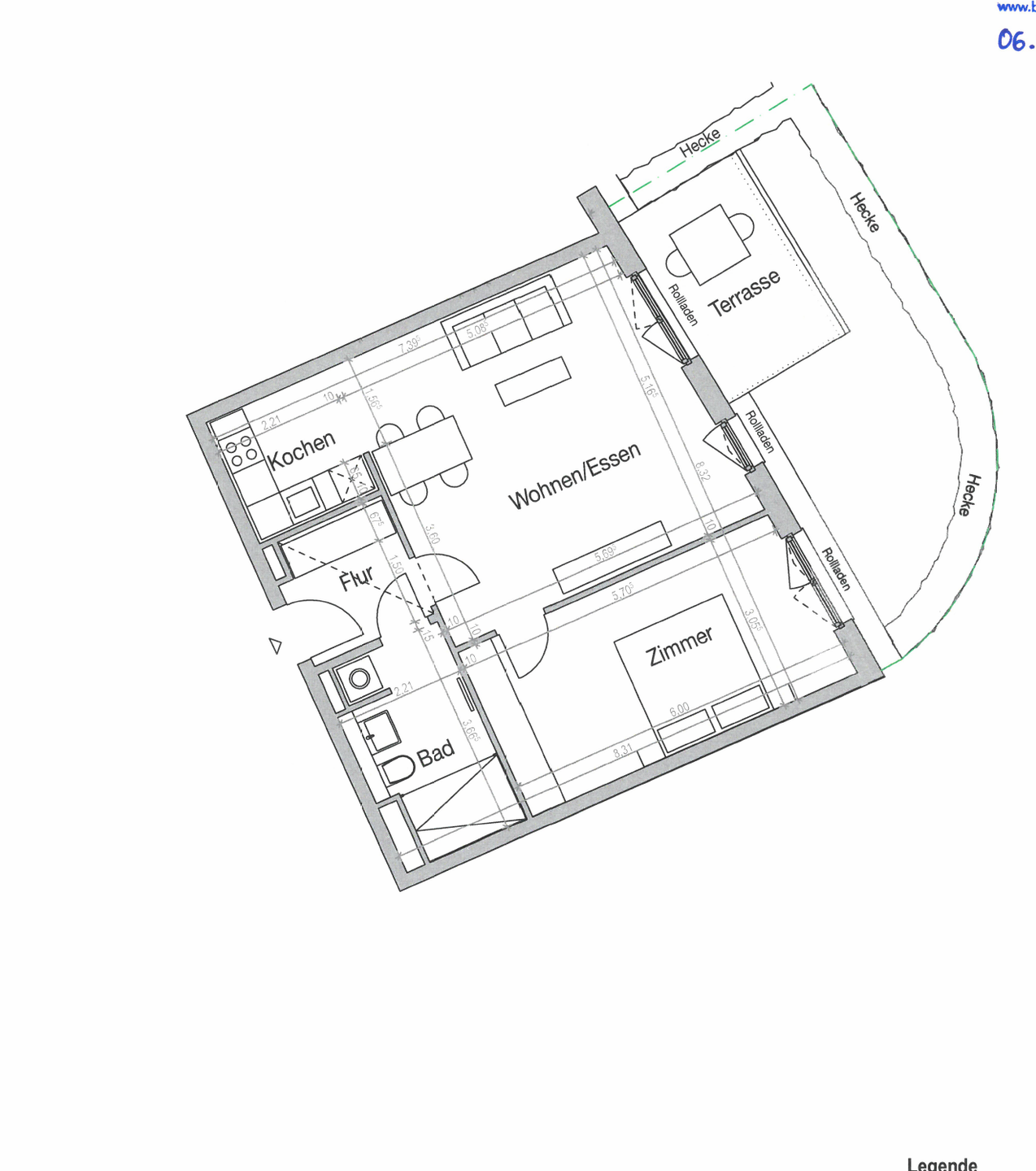 Helle 2-Zimmer-Neubauwohnung mit Terrasse direkt am Wasser in Berlin-Spandau - Photo 1