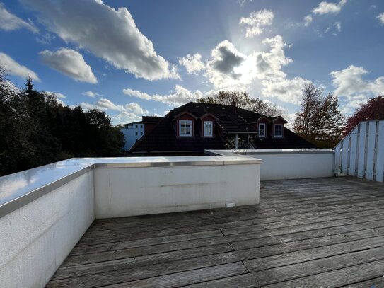 Moderne Wohnung mit eindrucksvoller Dachterrasse