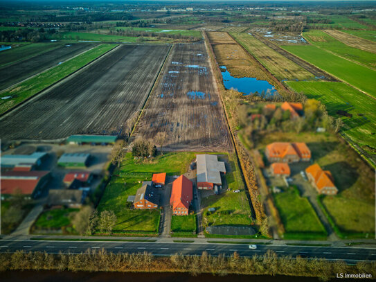 Resthof und Einfamilienhaus ,Zwei Häuser in Edewecht-Husbäke auf ca. 7500 qm Land