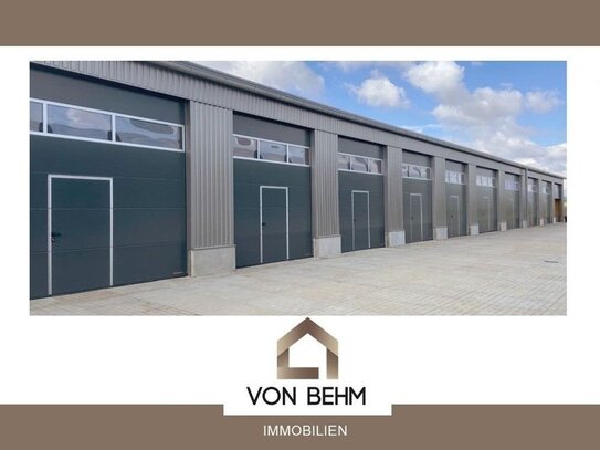 von Behm Immobilien - Drive-up-Garagenpark Hallertau für Privat und Gewerbe