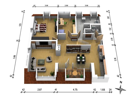 Luxuriöse 4,5 Raum Maisonettwohnung im Neubau zu vermieten