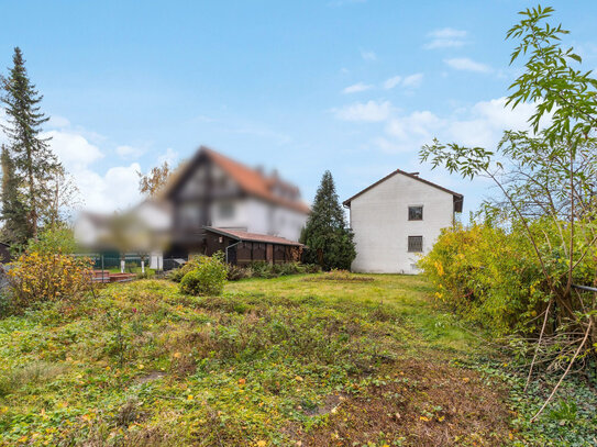 Idyllisches Grundstück mit Riesenpotenzial in ruhiger Wohngegend mit Altbestand