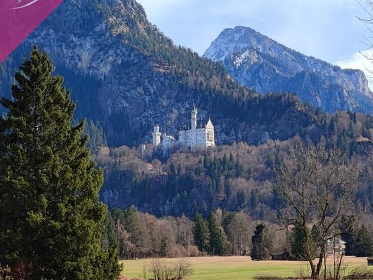 Bauprojekt unter dem Schloss Neuschwanstein