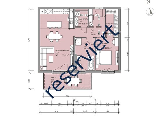 Urlaub zu Hause - Schöne Eigentumswohnung mit 2 Zimmern und Balkon in Südausrichtung