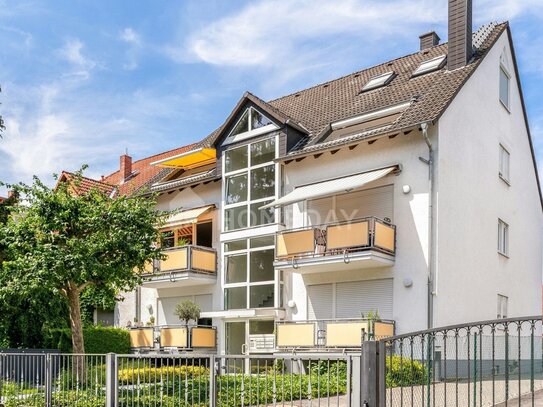 Elegante Maisonette-Wohnung (Galeriewohnung) mit Loggia und Carport direkt an der Nidda