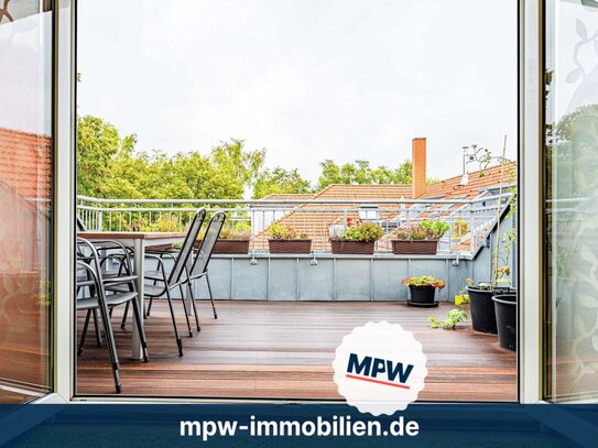 Dachterrasse mit Grünblick: Zentrale Lage von Köpenick