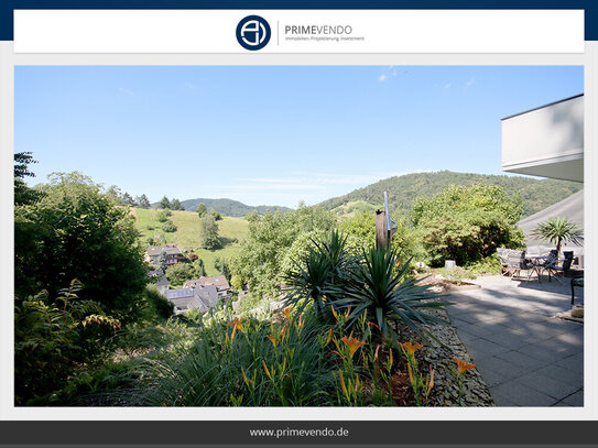 Traumhaftes Einfamilienhaus mit Einliegerwohnung und Panoramablick im idyllischen Bühlertal