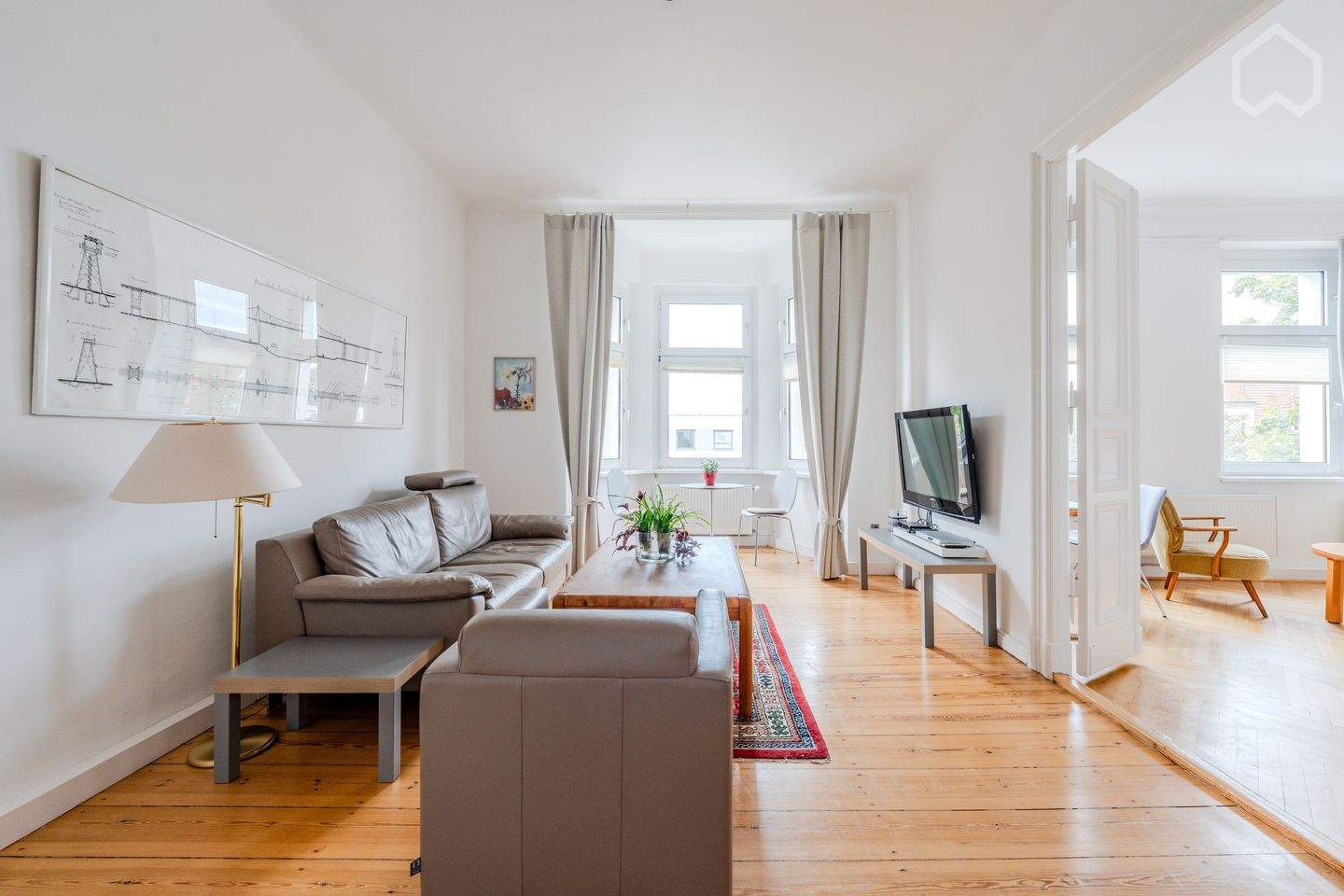 Helle und großzügige 3,5-Zimmer-Altbauwohnung im ruhigen Süden in Berlin-Lichterfelde - Photo 1