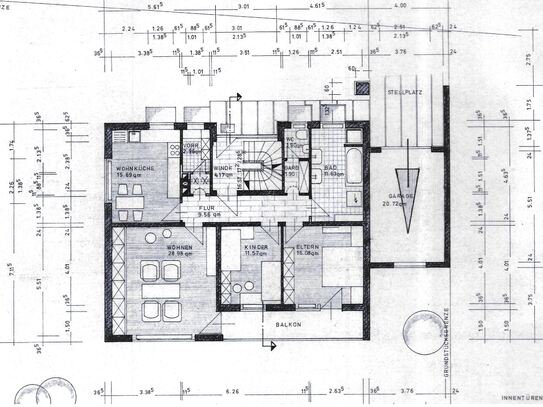 3 Zimmer-Wohnung mit Balkon und Garten in Schwarzach