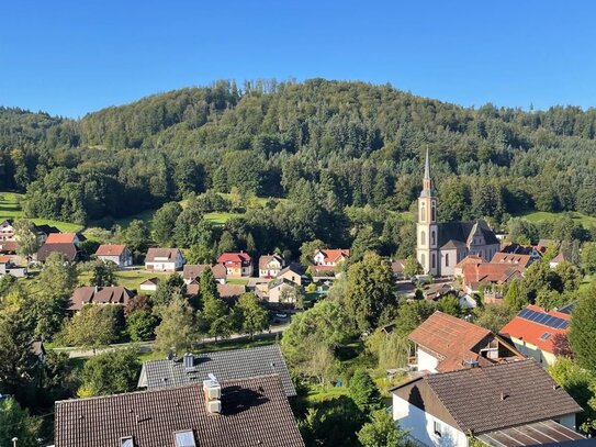 Traumhafter Blick - Einfamilienhaus mit ausgebautem UG-Wohnraum, Hanggarten und Garage in Ettenheim-Ettenheimmünster