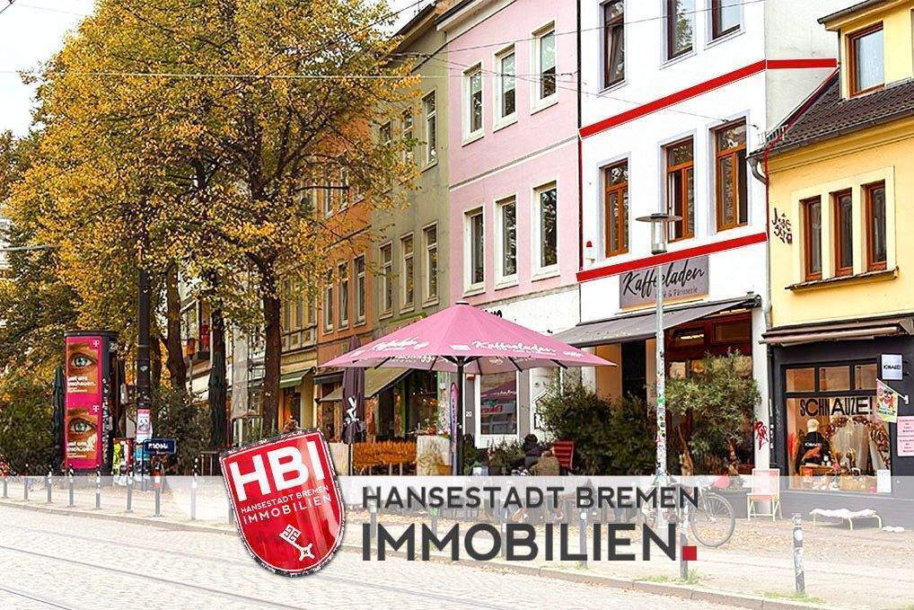 Ostertor / Geräumige 2-Zimmer-Wohnung mit Terrasse im historischen Bremer Viertel